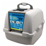 Catit Jumbo Hooded Litter Pan - Gray