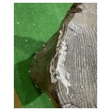 Powell Hunter Stump End Table Stool - Silver -Retail $145.99