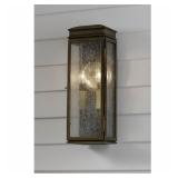 Feiss Whitaker 2 Light Outdoor Wall Lantern - Astral Bronze -Retail $ 247.96