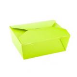 Bio Tek 98 oz Rectangle Eco Green Paper #4 Bio Box Take Out Container - 8 1/2" x 6 1/4" x 3 1/2" - 200 count box