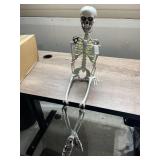 Halloween Skeleton Decor - Eyes light with Sound