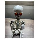 Halloween Skeleton Decor - Eyes light with Sound