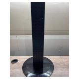 Black Interlocking Peg Tower