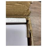 AMADA HOMEFURNISHING Floating Shelves White, 24 Inch Large Wall Shelf for Living Room, Bedroom, Bathroom, Kitchen Storage & Decor, Set of 2