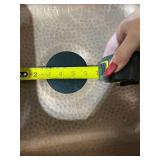 Monarch Adobe 17090 Pure Copper Hand Hammered Highball Prep / Kitchen Sink