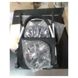 EMILXXS Utility Shopping Cart, Water Resistant Grocery Cart on Wheels, Folding Utility Shopping Cart for Grocery with Large Capacity