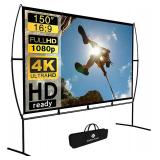 Projector Screen - 150 inch - 4k -- AWESOME!