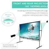 Projector Screen - 150 inch - 4k -- AWESOME!