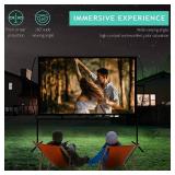 Projector Screen - 150 inch - 4k -- AWESOME!