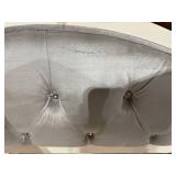 Adorable !! Orbelle Upholstered Toddler Bed, Off-White, With Bed Rails