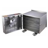 Commercial Food Dehydrator 10 Tray Stainless Steel 55L Fruit Meat Jerky Dryer