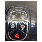 QUINEAR Shiatsu Foot Massager with Heat Compression and Deep Kneading Helpful for Circulation and Pain Relief - 6 Massage Intensities 2 Kneading Speeds 2