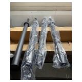 Set of 2 Blue Fushion 35" Black Foam Bokken Swords w/ Black Plastic Handle