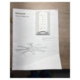 Honeywell Xerxes 62" Oil Rubbed Bronze LED Remote Control Ceiling Fan, 8 Blade, Integrated Light