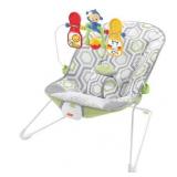 Fisher-Price Baby Bouncer - Geo Meadow, Infant Soothing and Play Seat
