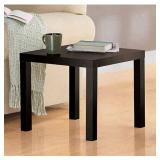 Mainstays Parsons Square End Table, Espresso