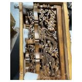 DharmaObjects Solid Sheesham Wood Hand Carved Shrine Altar Meditation Table