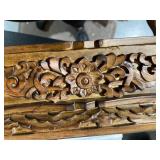 DharmaObjects Solid Sheesham Wood Hand Carved Shrine Altar Meditation Table