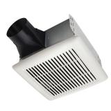 Broan Invent Single-Speed Bathroom Exhaust Fan, 110 Cfm, 1.3 Sones, 11-3/8 X 12 In., White