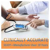 Blood Pressure Monitor, Upper Arm Automatic BP Cuff Machine with Backlit Display, English and Spanish Talking, Home Use Digital Machine Kit, Irregular Heartbeat Detector