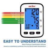 Blood Pressure Monitor, Upper Arm Automatic BP Cuff Machine with Backlit Display, English and Spanish Talking, Home Use Digital Machine Kit, Irregular Heartbeat Detector