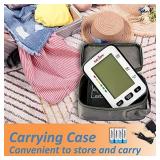 Blood Pressure Monitor, Upper Arm Automatic BP Cuff Machine with Backlit Display, English and Spanish Talking, Home Use Digital Machine Kit, Irregular Heartbeat Detector