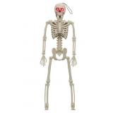 Halloween Skeleton Decor - Eyes light with Sound