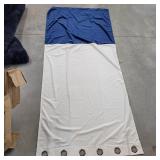 Velvet Blue/White Curtains