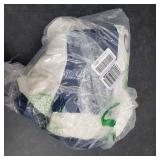 Velvet Blue/White Curtains