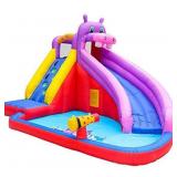 Inflatable Hippo Slide