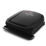 George Foreman 4-Serving Removable Plate Electric Grill and Panini Press, Black, GRP1060B