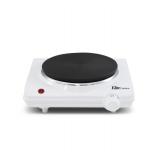 Elite Cuisine Countertop Single Flat Burner, Electric Hot Plate with Temperature Control, 1000W