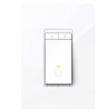 TP-Link - Kasa Wi-Fi Smart Light Switch / Dimmer - White