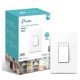 TP-Link - Kasa Wi-Fi Smart Light Switch / Dimmer - White