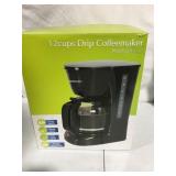 12-cup drip coffee maker, coffee pot machine including reusable and removable coffee filter - by mixpresso