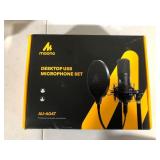 USB Microphone Kit 192KHZ/24BIT MAONO AU-A04T PC Condenser Podcast Streaming Cardioid Mic Plug & Play for Computer, YouTube, Gaming Recording