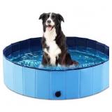 Foldable Dog Pet Bath Pool Collapsible Dog Pet Pool Bathing Tub Kiddie Pool for Dogs Cats and Kids