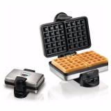 Hamilton Beach - Belgian-style Waffle Maker - Stainless-steel DAMAGED BOX