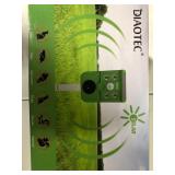 Diaotec Solar Animal Repeller Outdoor Motion Detector& Flashing Light Rodent Repellant Dog Cat Repellent Squirrel Raccoon Skunk Rat Mole Deer Rabbit Deterrent 2 Pack (Dark Green)