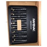 Rayovac USB Battery Charger, 8 Bay Charger for NiMH AA and AAA Rechargeable Batteries, Fast Charger for Batteries with Automatic Shut-Off