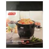 Dash 2-Cup Electric Mini Rice Cooker - Black