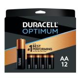 Duracell Optimum - 12ct AA Batteries