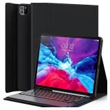 Keyboard Case for iPad Pro 12.9 inch 2021-5th Generation / 2020-4th Gen / 2018-3rd Gen â Keyboard Case Compatible with iPad Pro 12.9 â Wireless Protection Tablet Keyboard