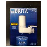 Brita Basic Tap Water Faucet Filtration System - White