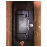SentrySafe 1200 Fire-Resistant Box Safe with Key Lock 0.18 Cu. ft., Black