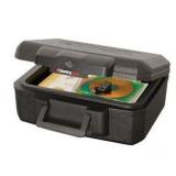 SentrySafe 1200 Fire-Resistant Box Safe with Key Lock 0.18 Cu. ft., Black