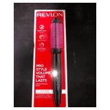 Revlon Pro Collection Heated Silicone Bristle Curl Brush Black - 1"