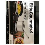 Elite Gourmet - Electric Double Cast Burner - Black