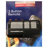 Chamberlain 3 Door Garage Door Opener Remote For Chamberlain Manufactured 1993 to Present