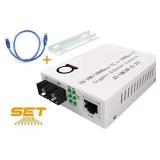 Single Mode Gigabit Fiber Media Converter - Built-In Fiber Module 20 km (12.42 miles) SC â to UTP Cat5e Cat6 10/100/1000 RJ-45 â Auto Sensing Gigabit or Fast Ethernet Speed - Jumbo Frame - L
